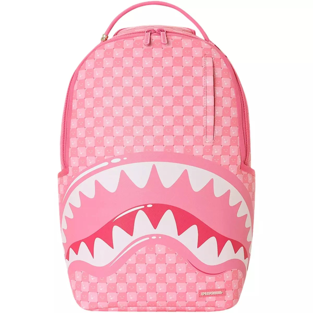 SPRAYGROUND: PINK NEW CHECK FACES BACKPACK