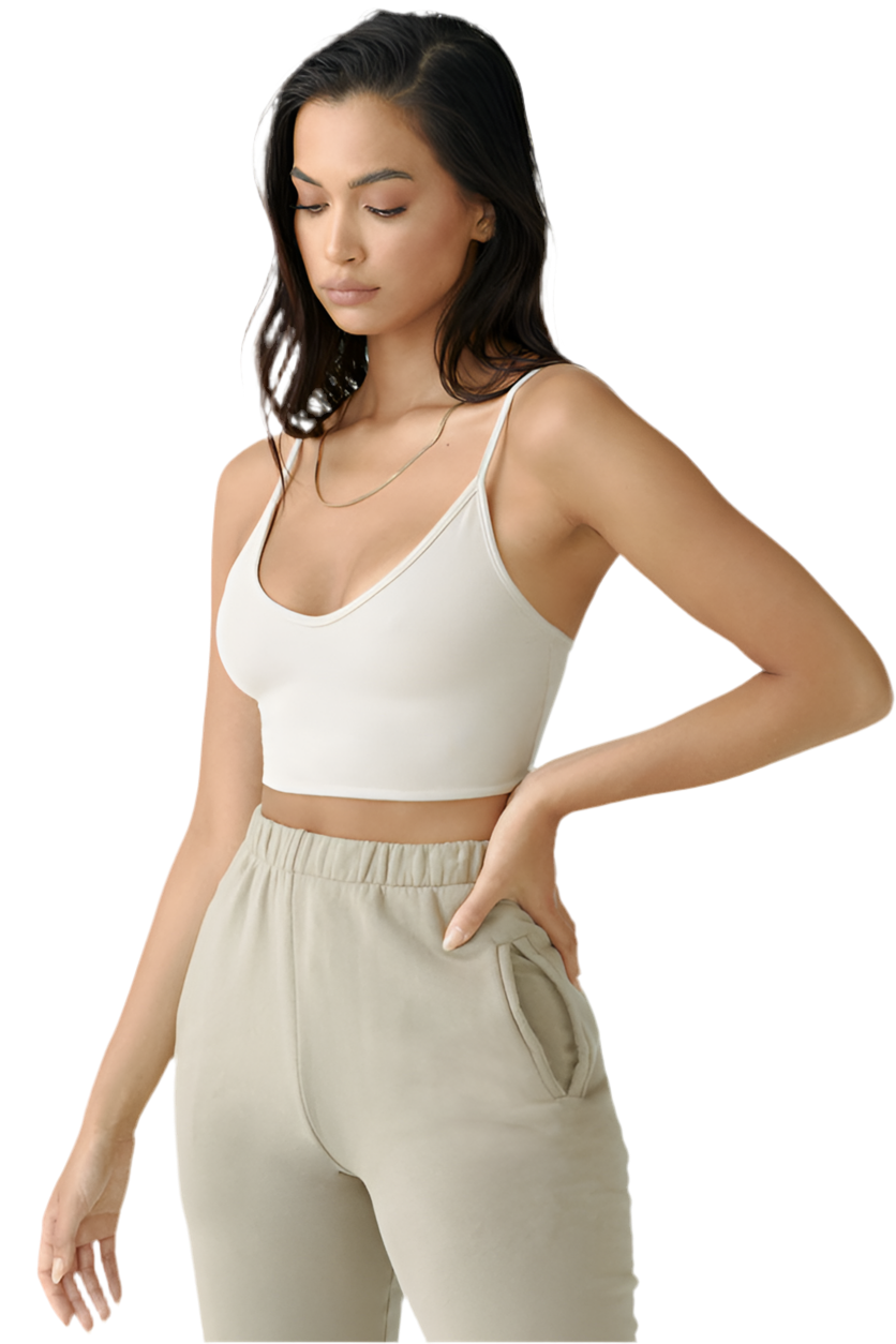 JOAH BROWN: STRAPPY CROP TANK