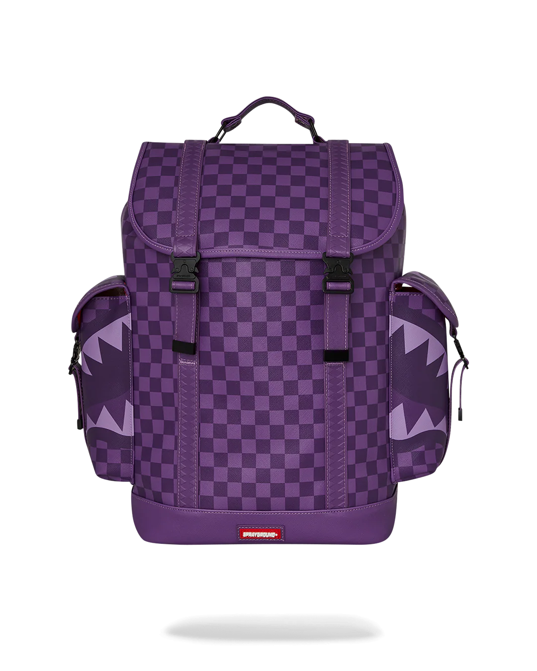 SPRAYGROUND: ALL SYSTEMS GO PURPLE SHARKS IN PARIS MONTE CARLO BACKPACK