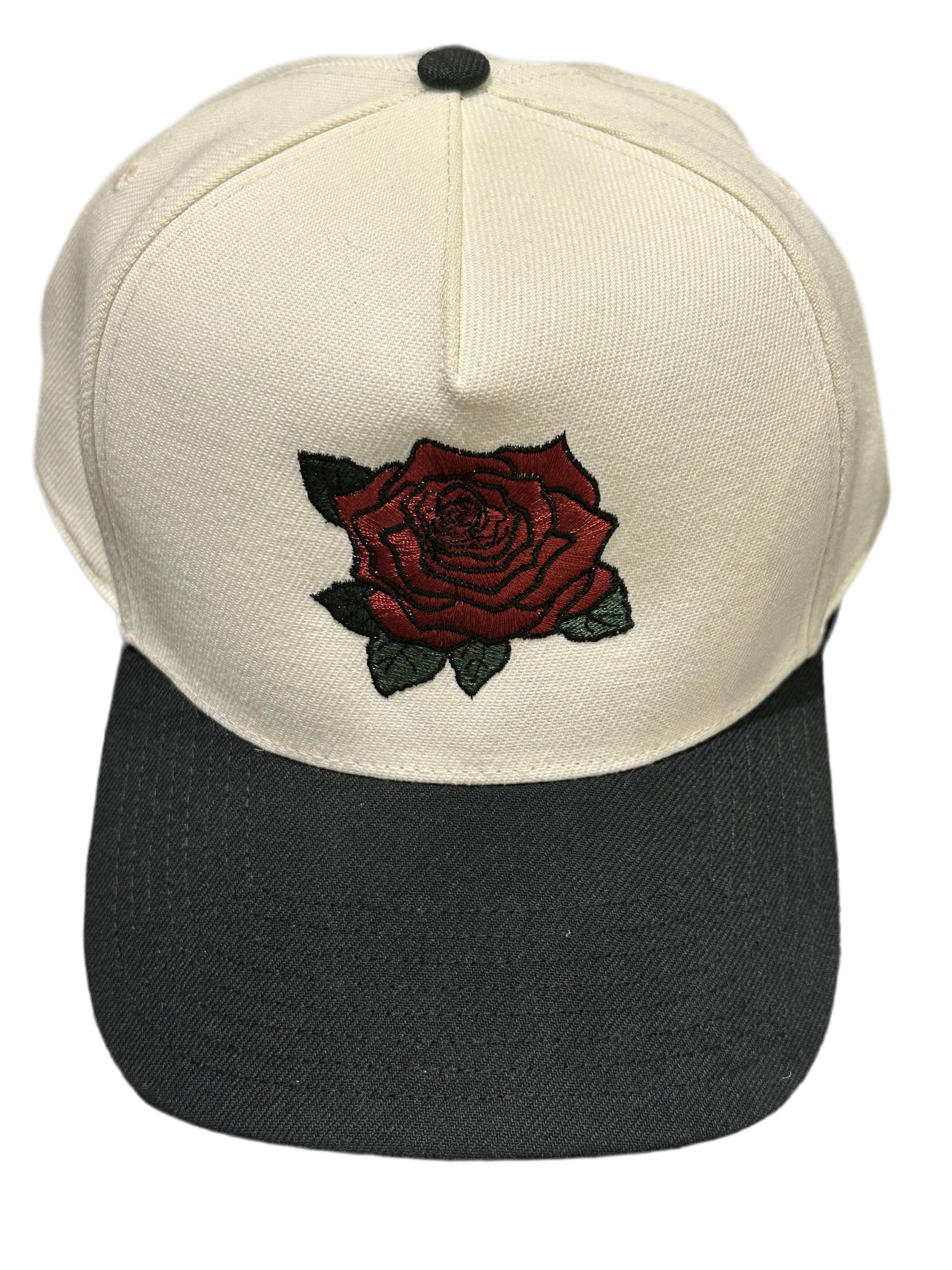 SHALO KROWNS: ROSE EMBROIDERED HAT – 85 86 eightyfiveightysix