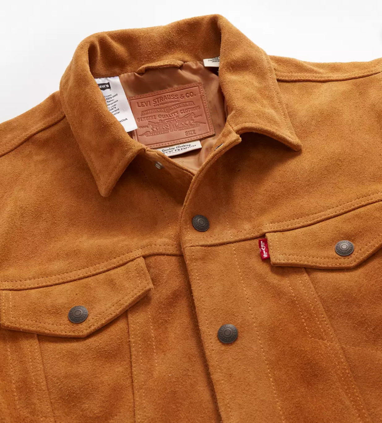 LEVIS PREMIUM: TAN SURDE JACKET