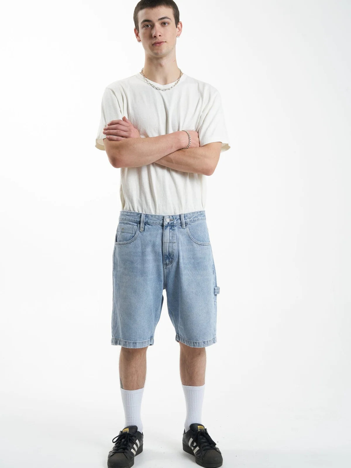 THRILLS: BIG SLACKER DENIM SHORTS