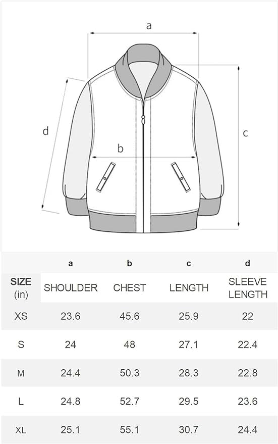 AELFRIC EDEN Stitching Color Motorcycle Jacket Size Chart  -8586