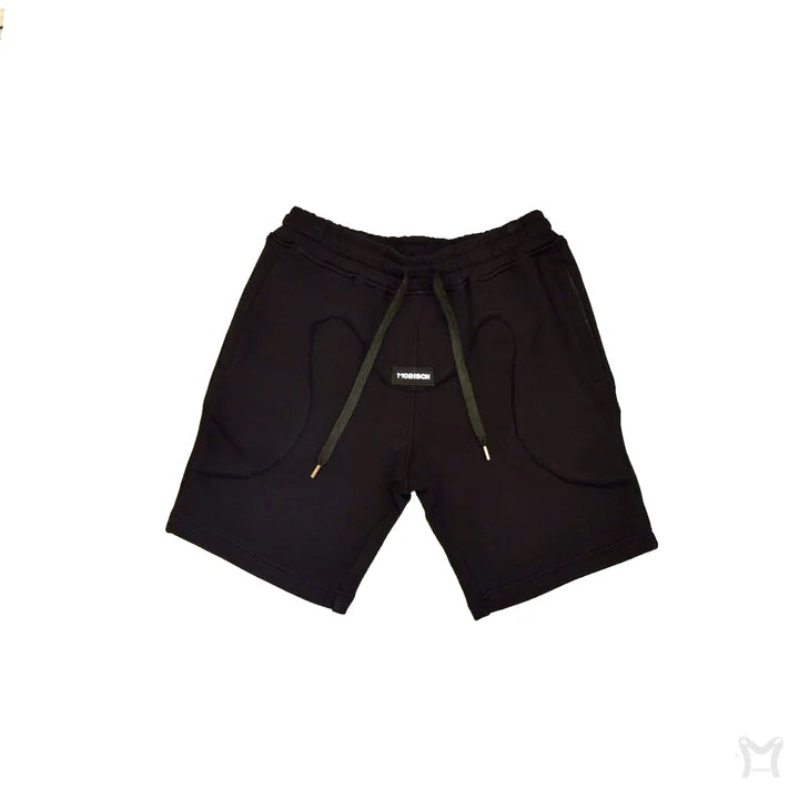 MODISCH: Engraved Logo shorts