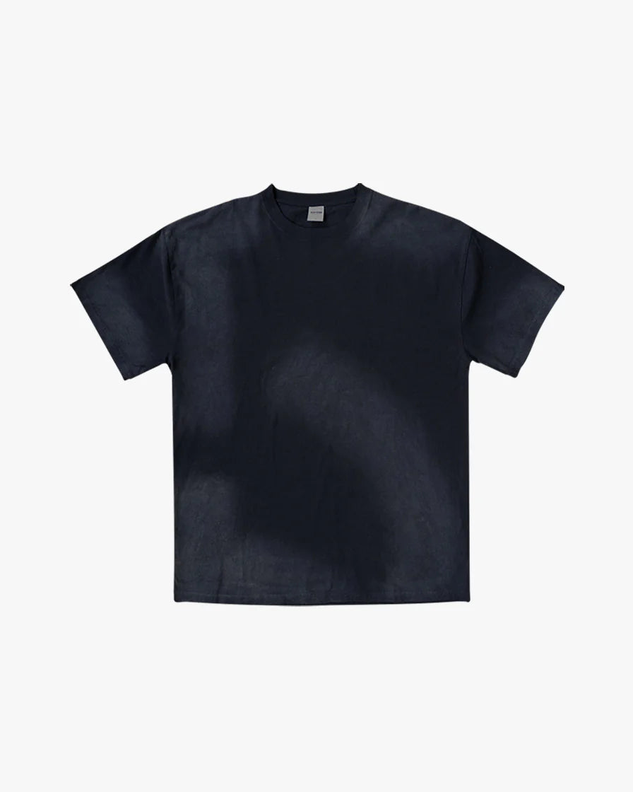 EPTM: SUN FADED TEE BLACK (flat lay view)