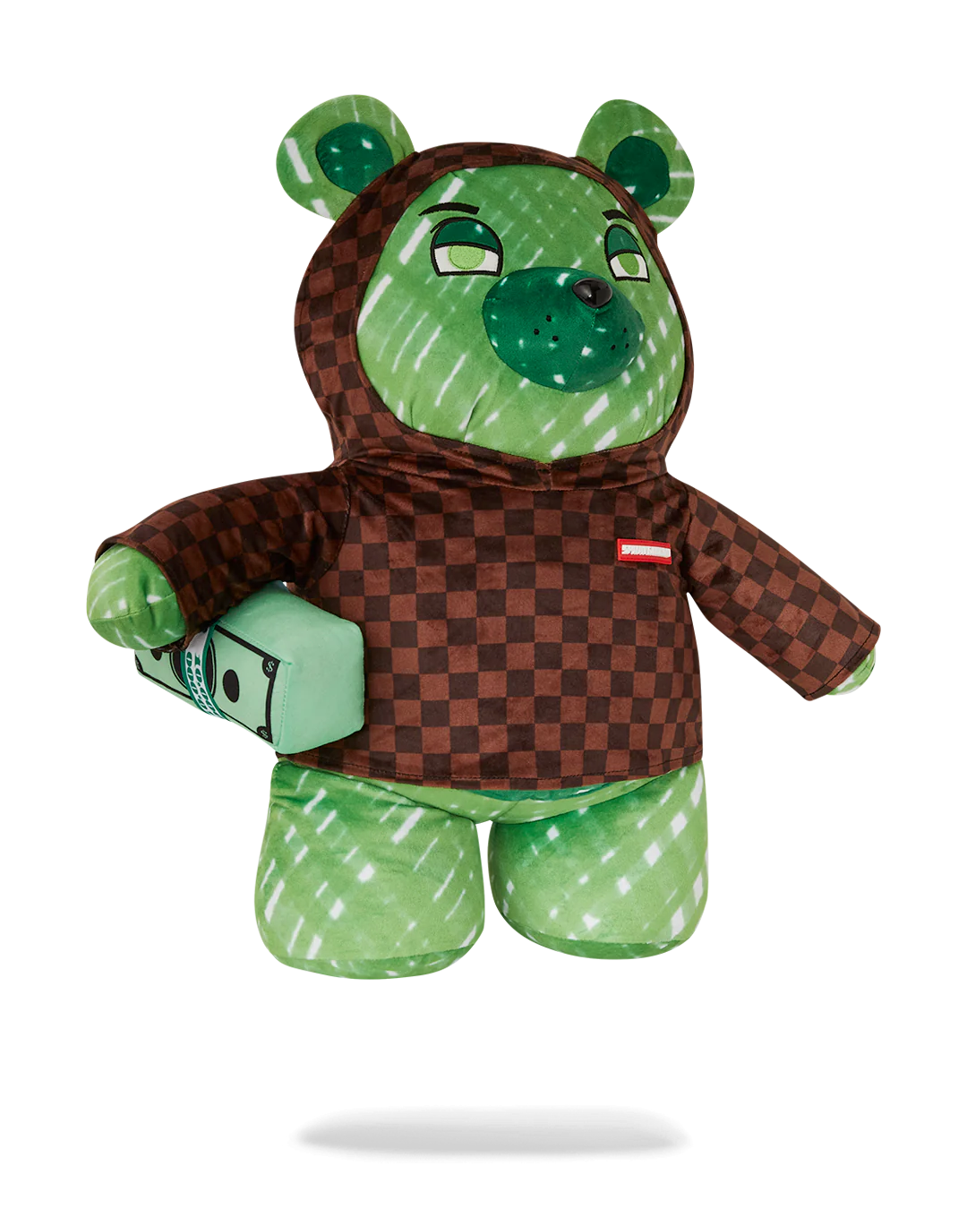 SPRAYGROUND: SHARKS IN PARIS FADE AWAY HOODIE MONEYBEAR TEDDYBEAR BACKPACK