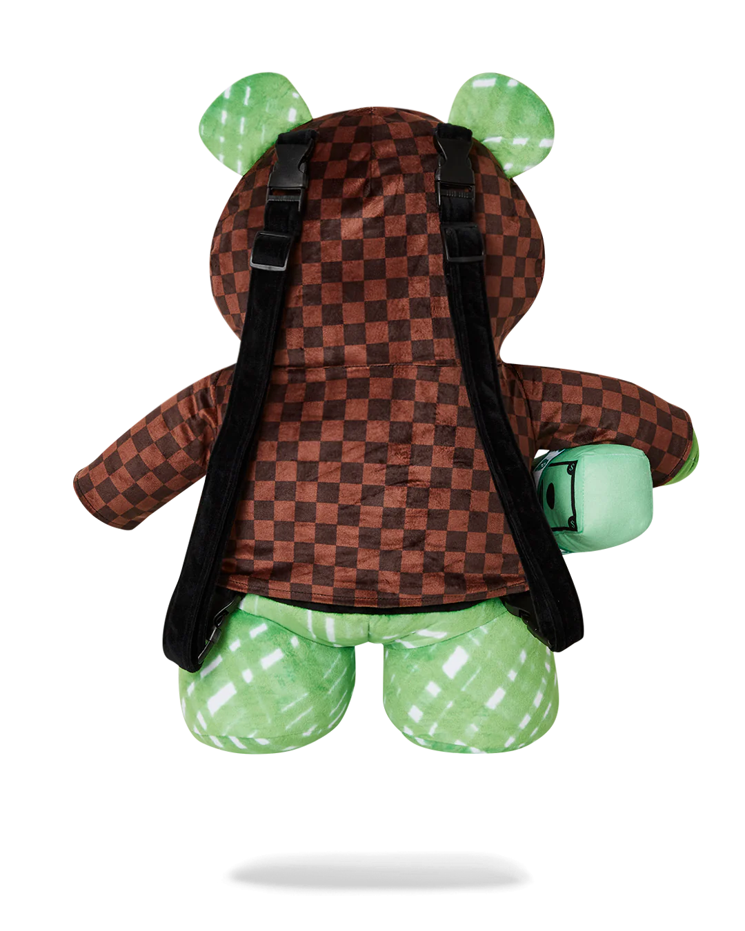 SPRAYGROUND: SHARKS IN PARIS FADE AWAY HOODIE MONEYBEAR TEDDYBEAR BACKPACK