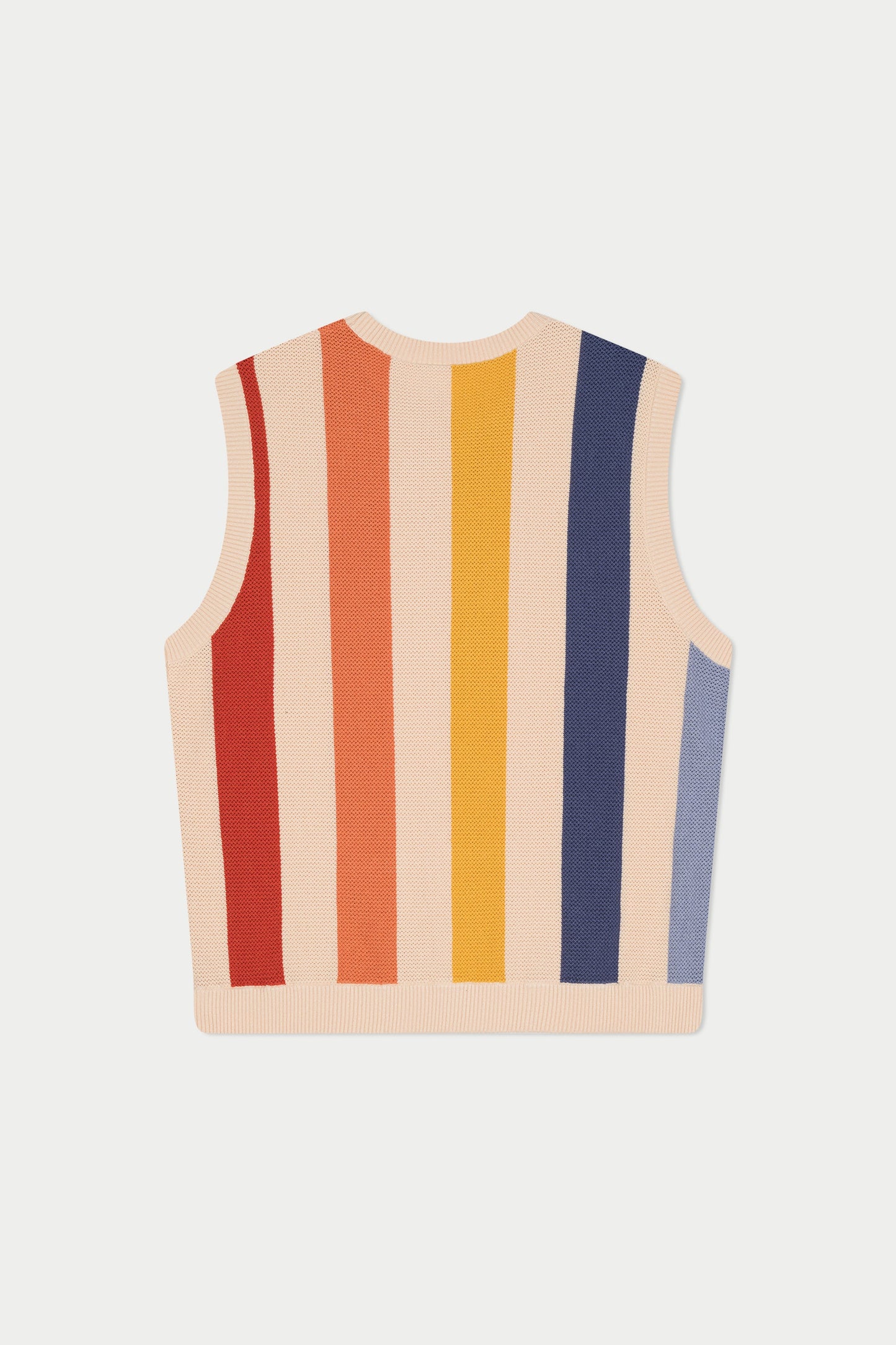 MAVRANS: STRIPED KNIT VEST (back)
