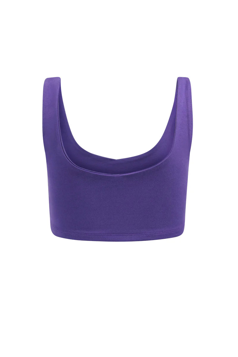HYPE & VICE: SCOOP NECK CROP TOP