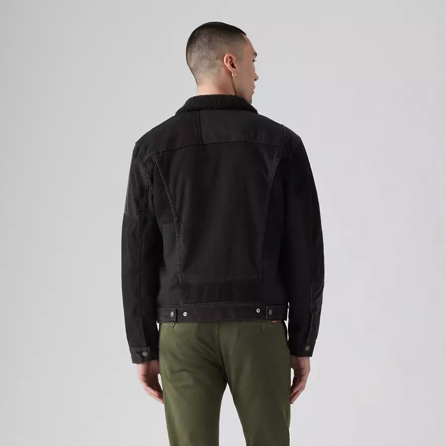 LEVIS: CORDUROY HIGH PILE FLEECE LINED TRUCKER JACKET