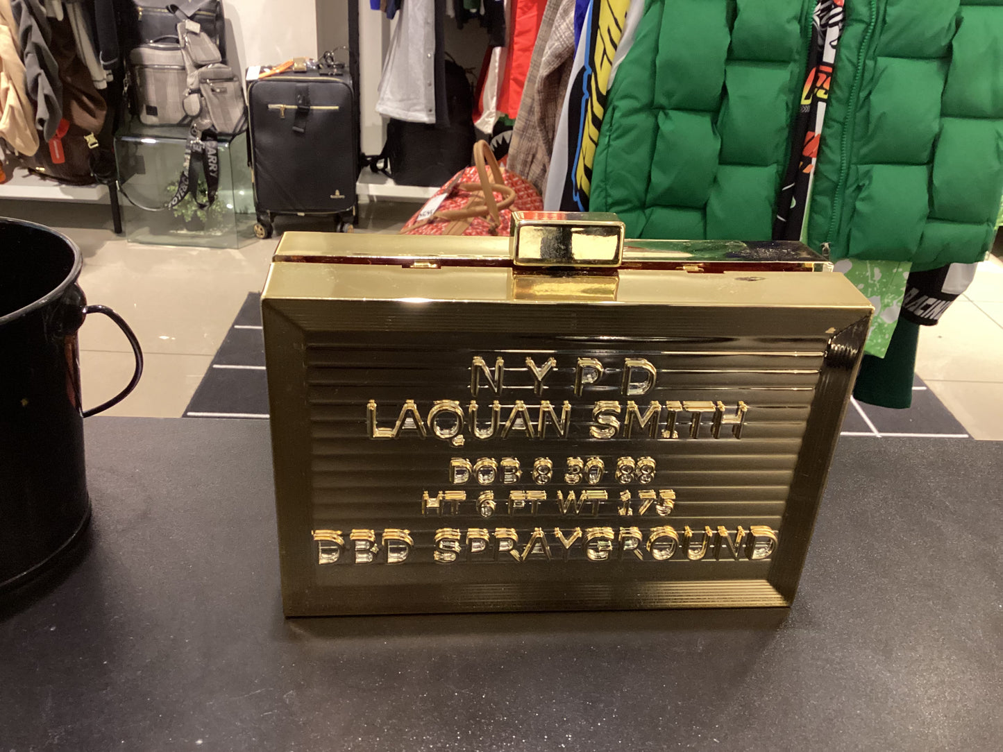 Sprayground Laquan Smith Gold