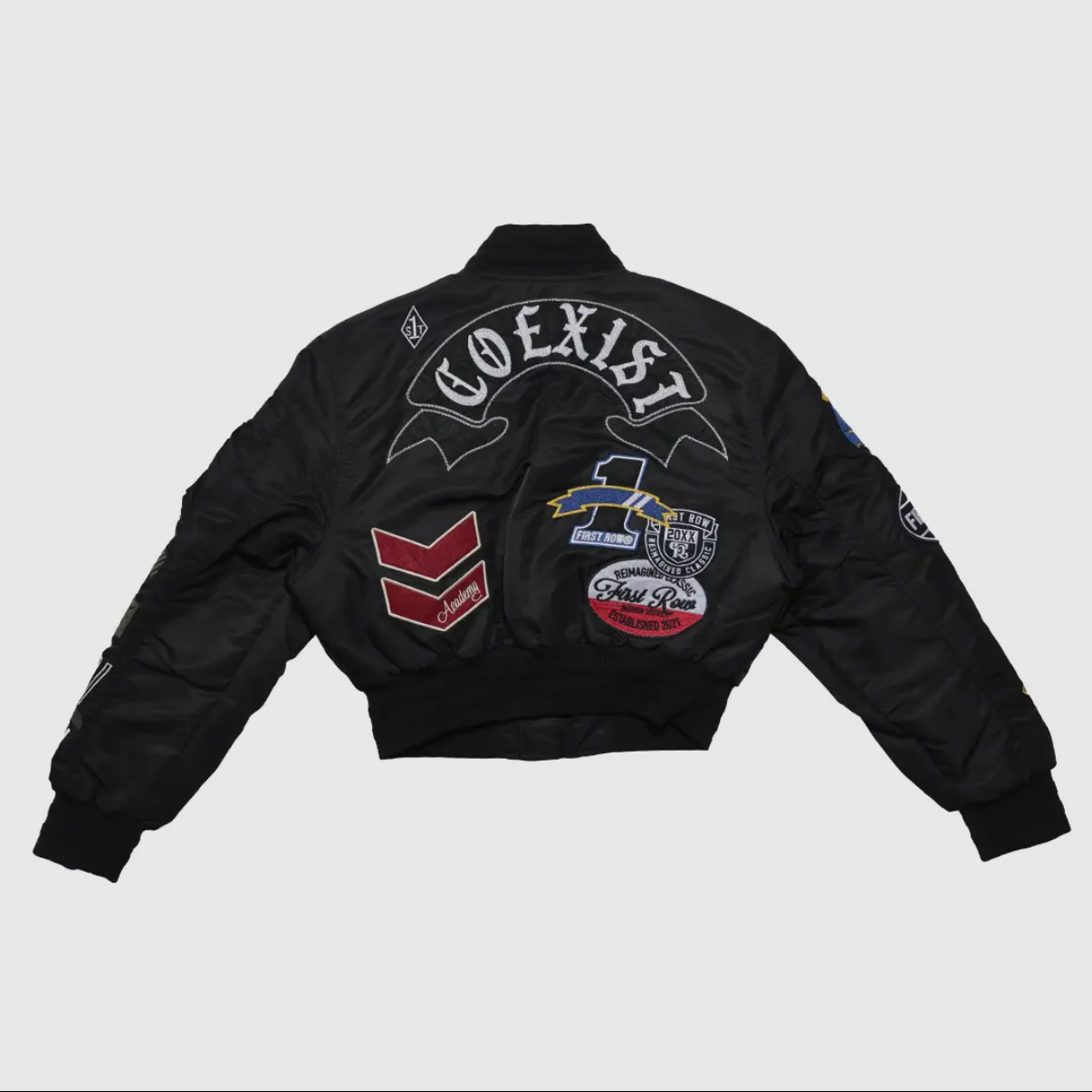 FIRST ROW: COEXIST JACKET