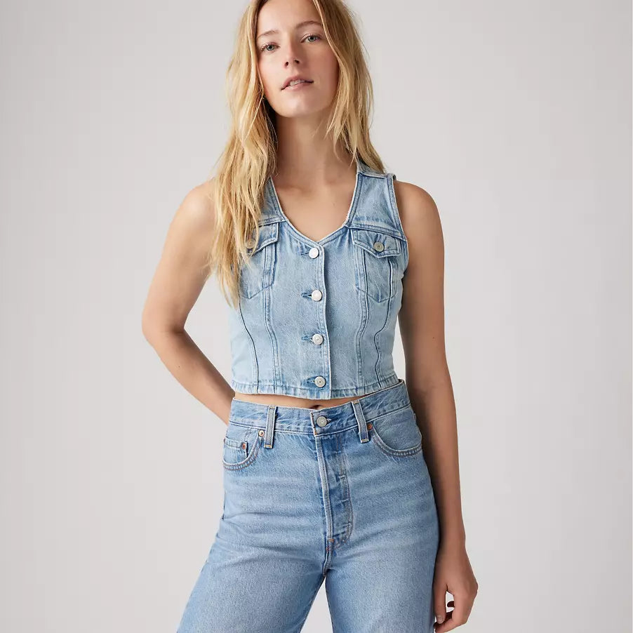 LEVIS: BELLA DENIM CORSET TOP