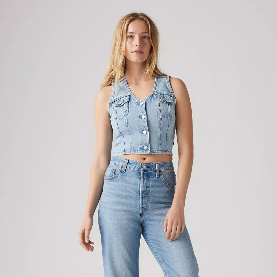 LEVIS: BELLA DENIM CORSET TOP
