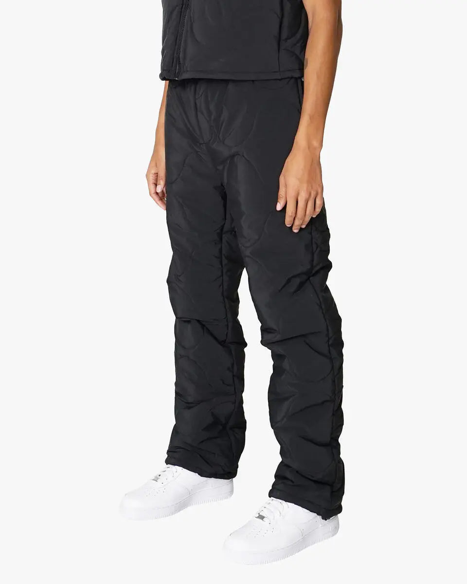 EPTM: GRIDDY PUFFER PANTS BLACK
