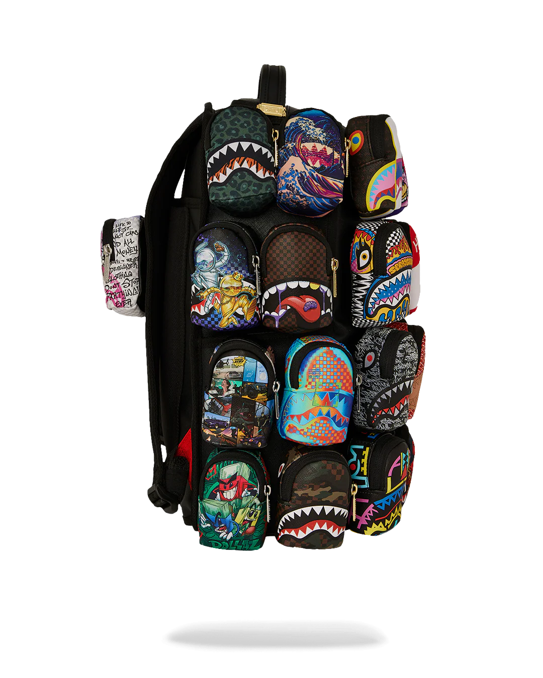 SPRAYGROUND: ALL THE BAGS IN THE WORLD - 15 YEAR ANNIVERSARY BACKPACK OF MINI DLXSV BACKPACK