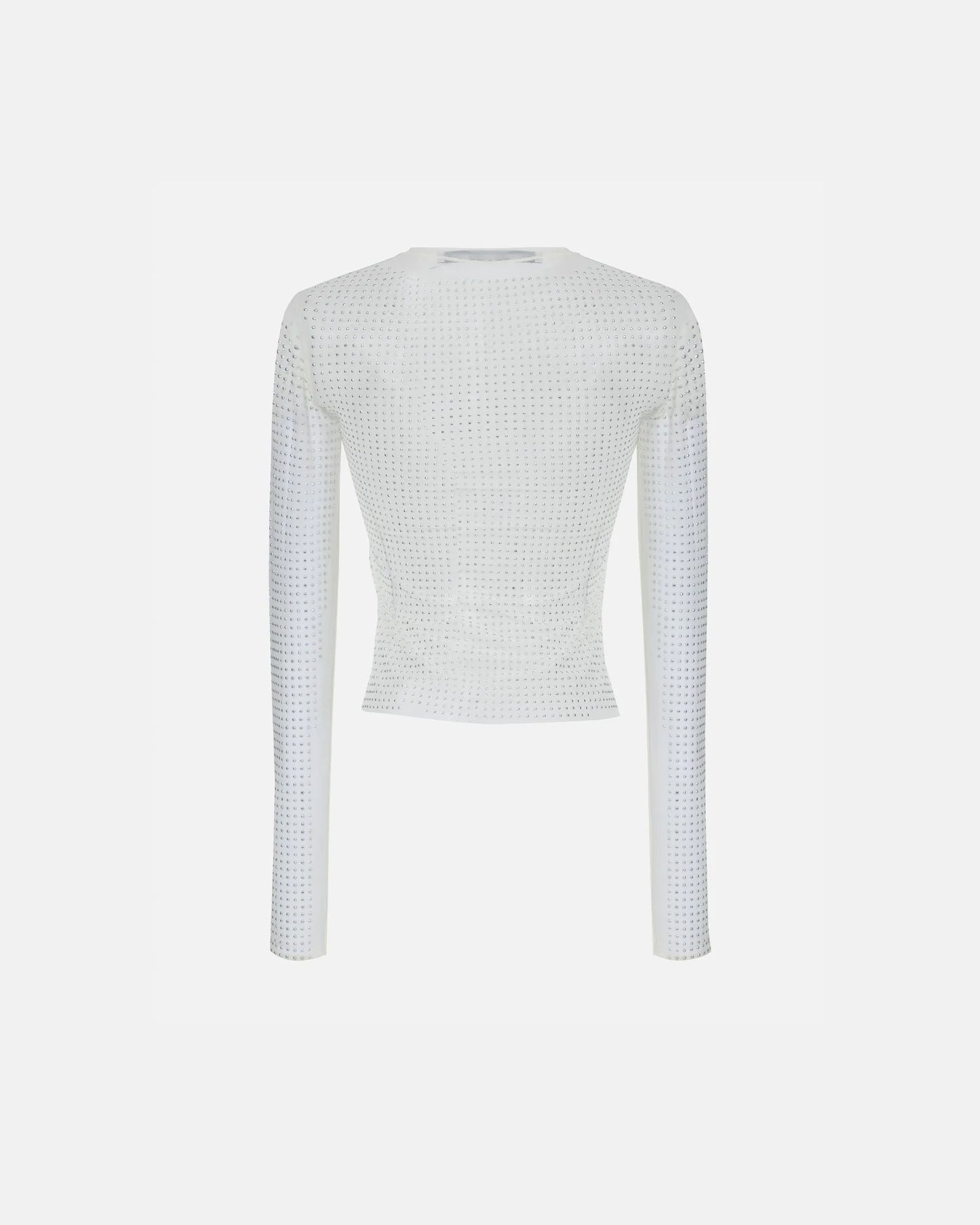 UNDERGOLD: AGNUS RHINESTONE LONGSLEEVE TOP