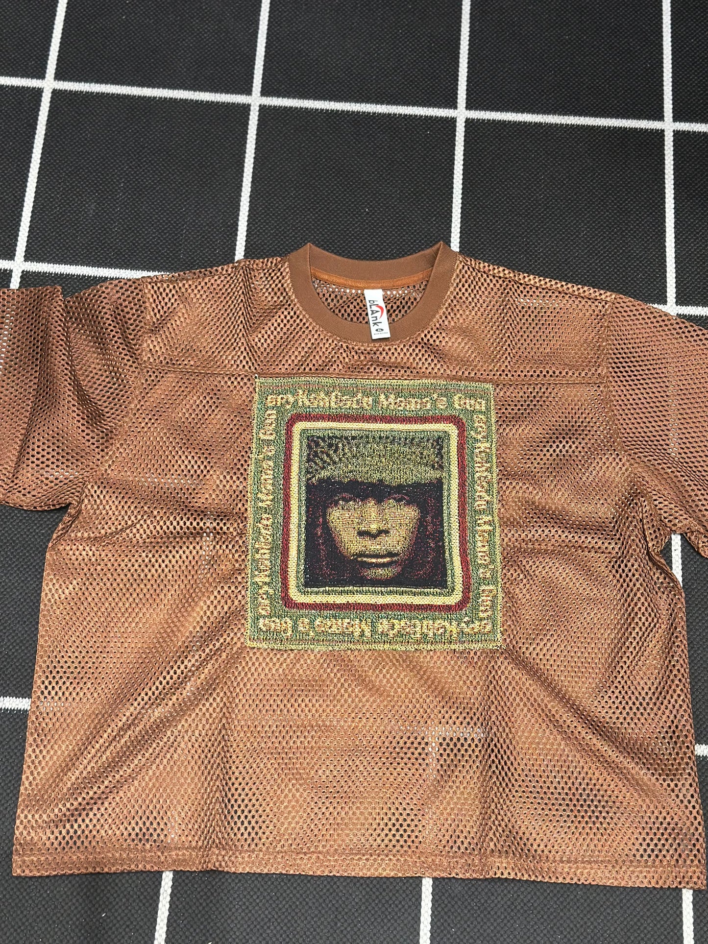 ANGEL GENTLE: E. BADU TAPESTRY JERSEY TOP
