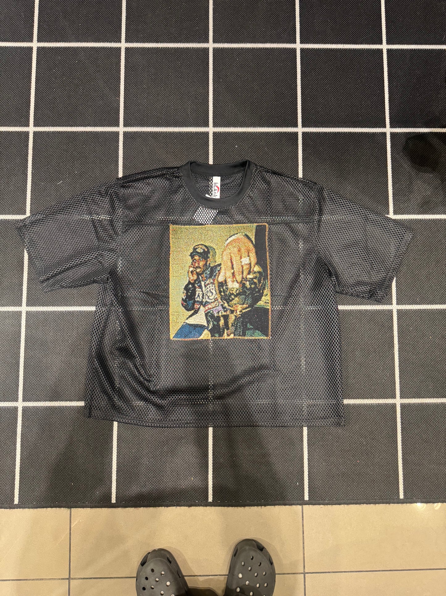 ANGEL GENTLE: K.BRYANT TAPESTRY JERSEY TOP
