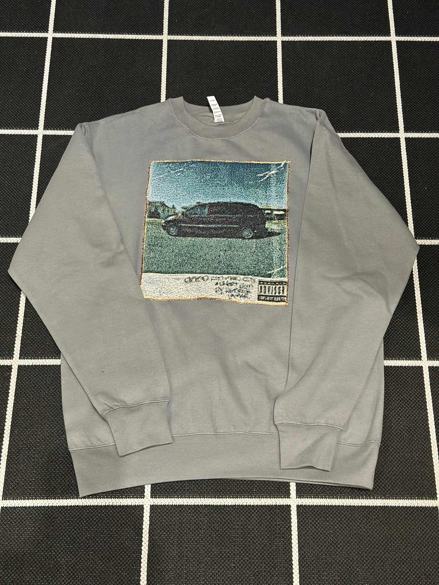 ANGEL GENTLE: TAPESTRY SWEATER- CHARCOAL