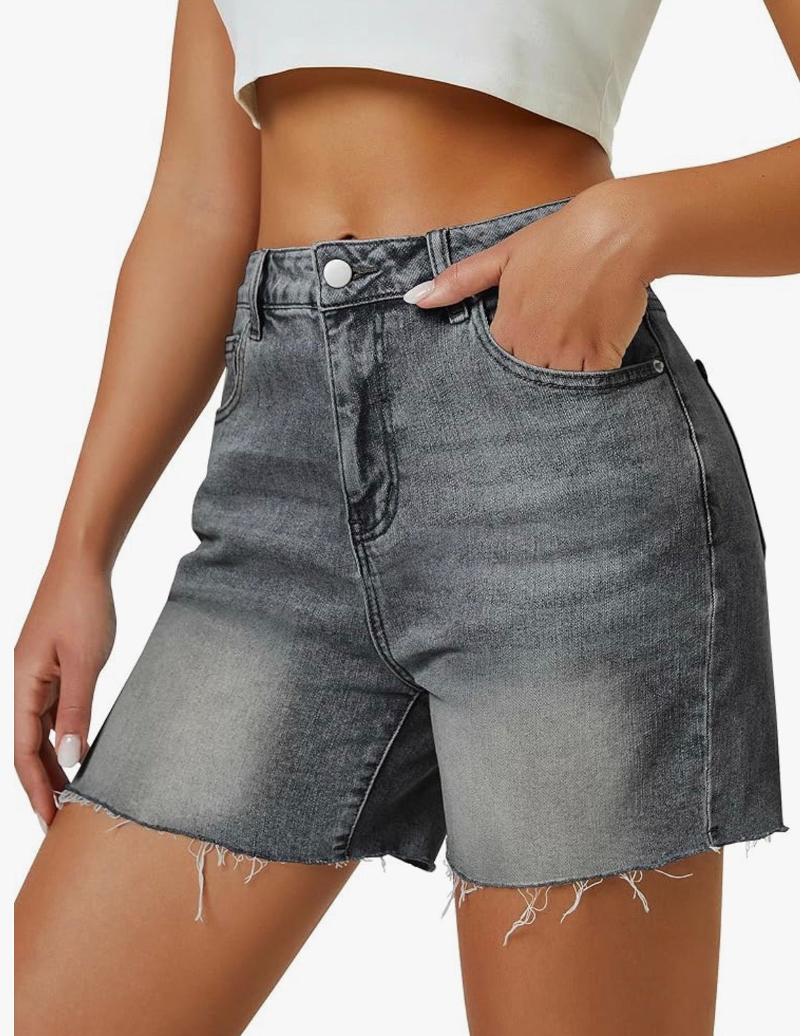 LEVIS: 501 MID THIGH SHORTS