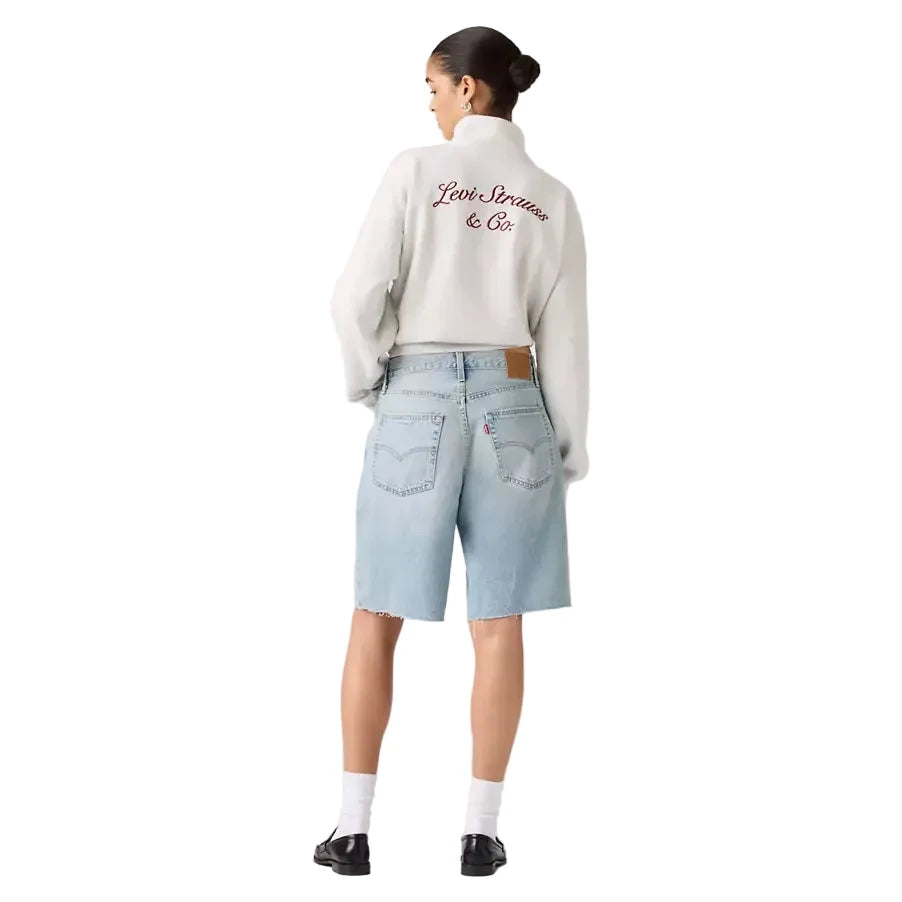 LEVIS: BAGGY DAD JORTS LIGHT WASH