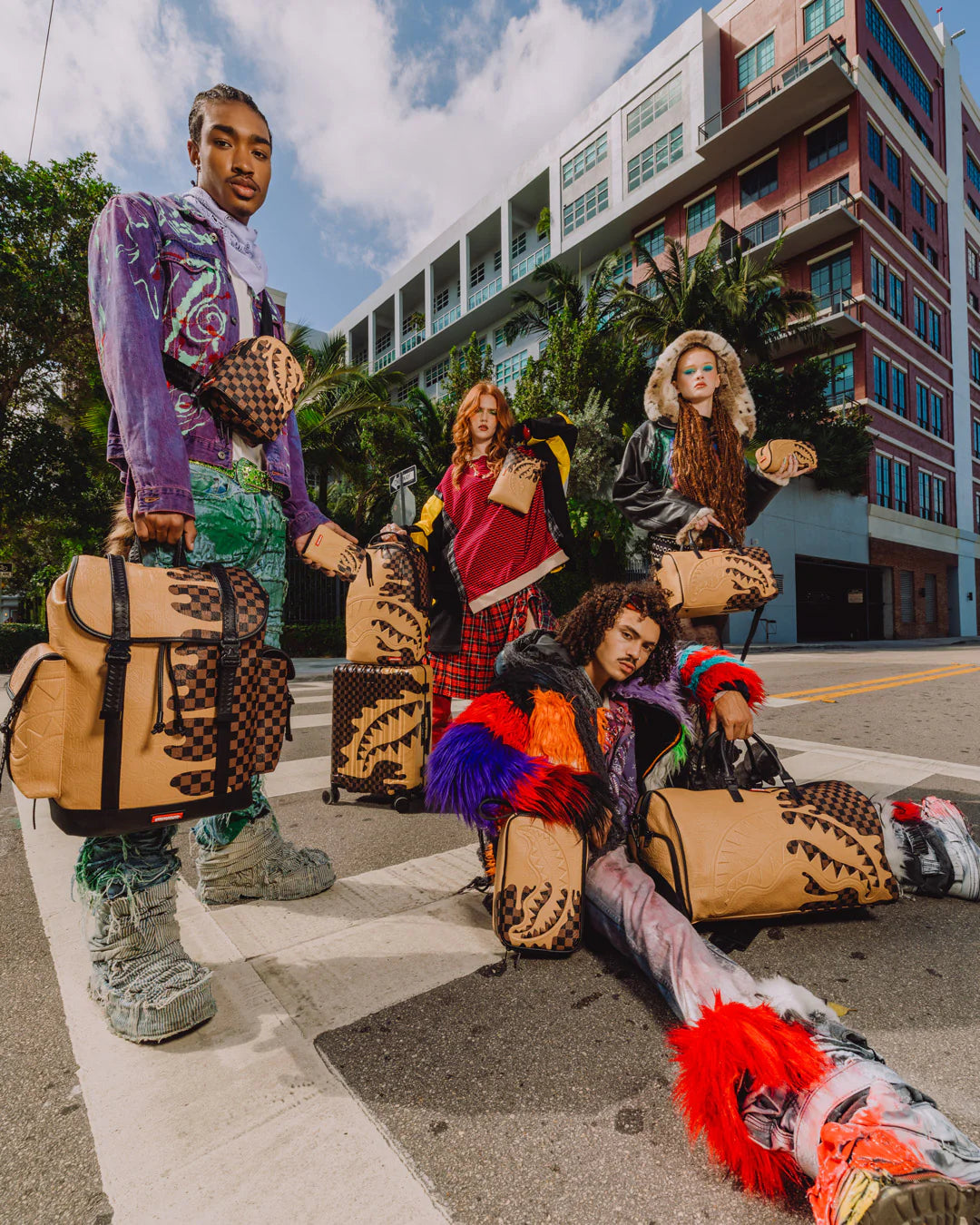 SPRAYGROUND: HENNY MELT BACKPACK