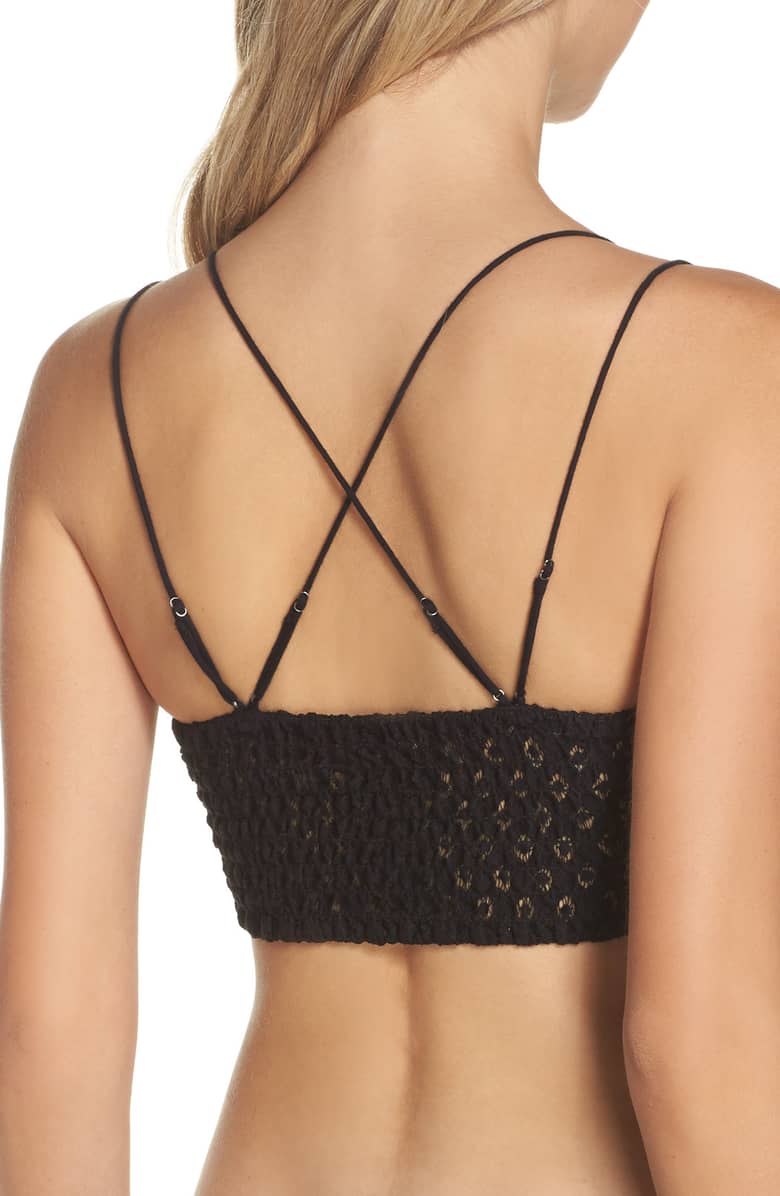 FREE PEOPLE: ADELLA LONGLINE LACE BRALETTE - 85 86 eightyfiveightysix