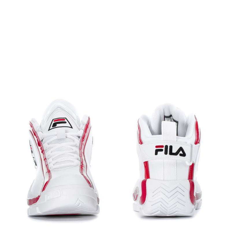 white filA red bLACK GRANT HILL 2 BASKETBALL SHOES - 8586
