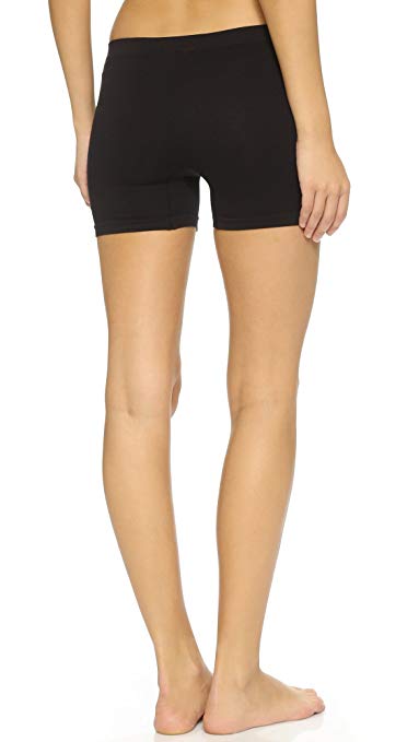BB DAKOTA: CAIDEN BLACK BIKER SHORT - 85 86 eightyfiveightysix (on model back view)