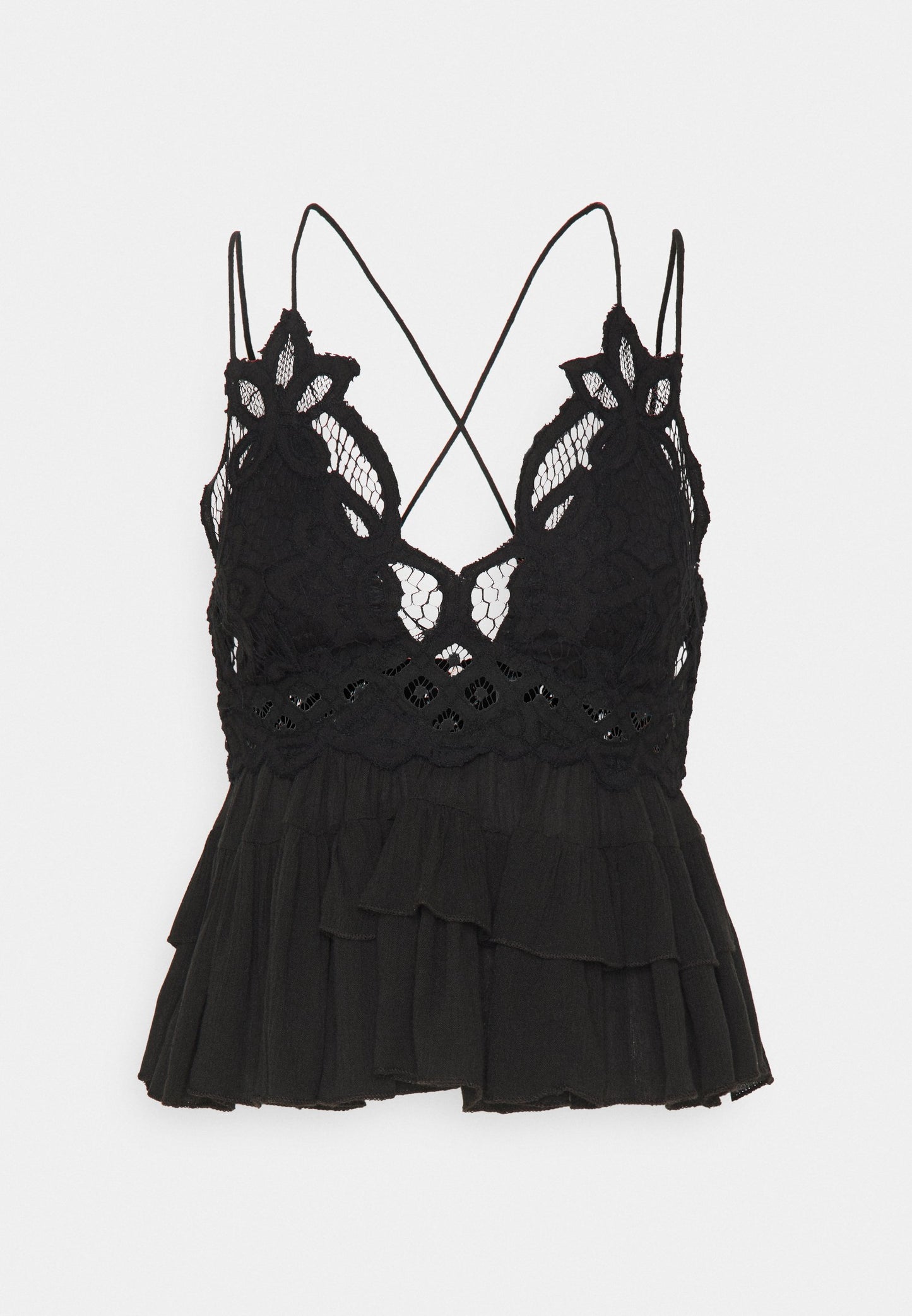 FREE PEOPLE: ADELLA CAMI TOP (black)