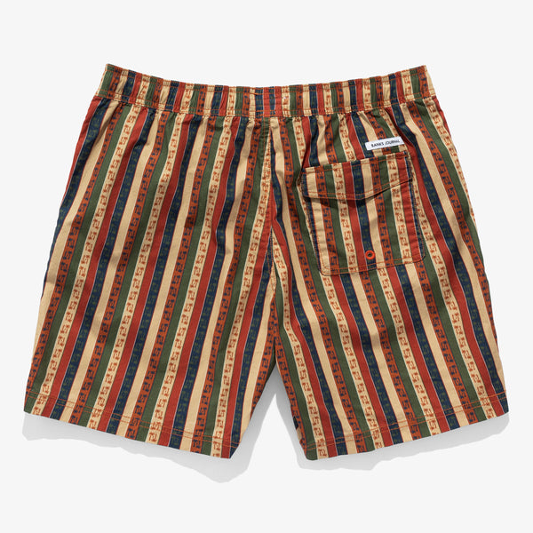 BANKS JOURNAL TERRACOTTA BOARD SHORTS - 8586 (back view)