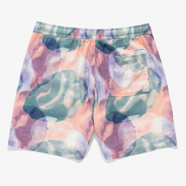 BANKS JOURNAL MENS ROSE TAN SHORTS - 8586 (back view)