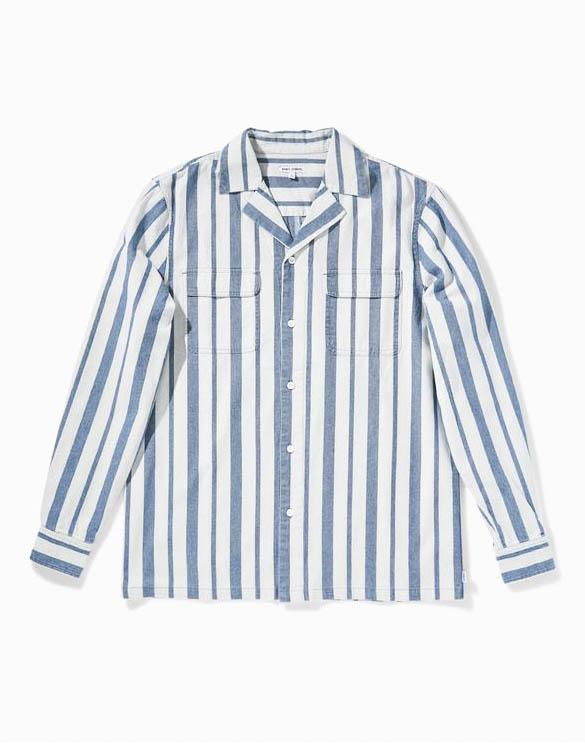 BANKS JOURNAL UNPLUG CHAMBRAY L/S WOVEN SHIRT - 8586