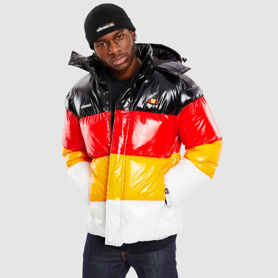 Ellesse puffer jacket black hotsell