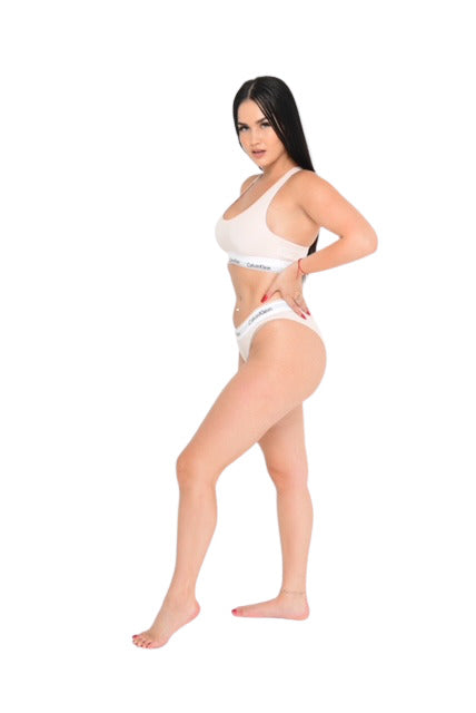 CALVIN KLEIN: MODERN COTTON BRALETTE NYMPHS THIGH