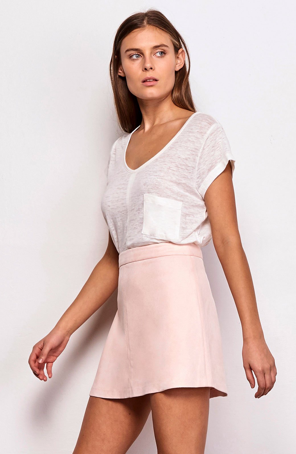 JACK BY BB DAKOTA: AMIL FAUX SUEDE MINI SKIRT - 85 86 eightyfiveightysix