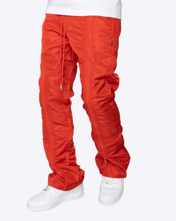 EPTM MENS RED RE-ZIP TRACK PANTS - 8586