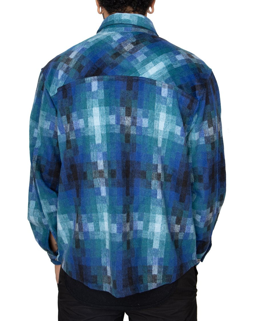EPTM MENS HEAVY FLANNEL OVERSHIRT - 8586