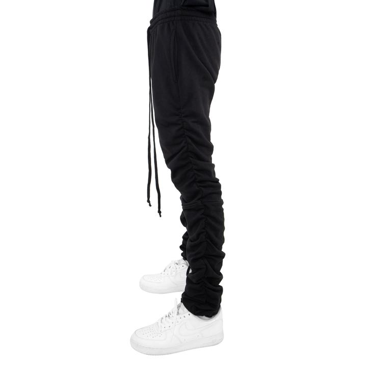 EPTM MENS BLACK WRINKLE SWEATS - 8586 (side view)