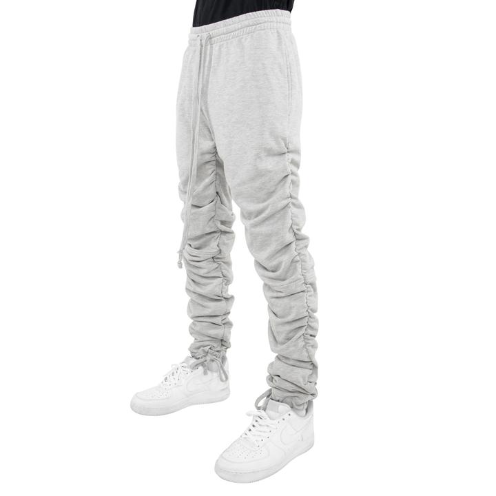 EPTM HEATHER GREY SWEATS ROUCHING - 8586