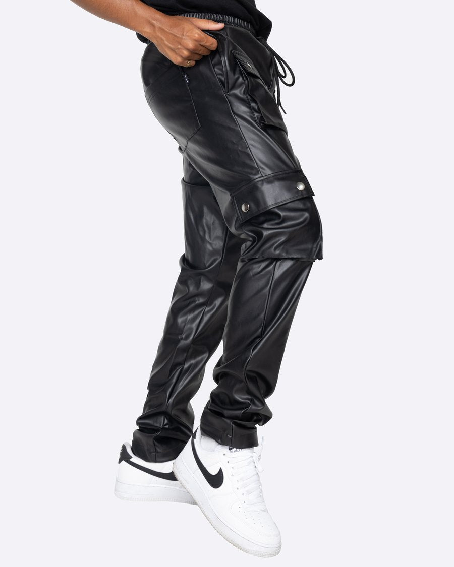 EPTM MENS GOPACHI PU LEATHER PANTS - 8586