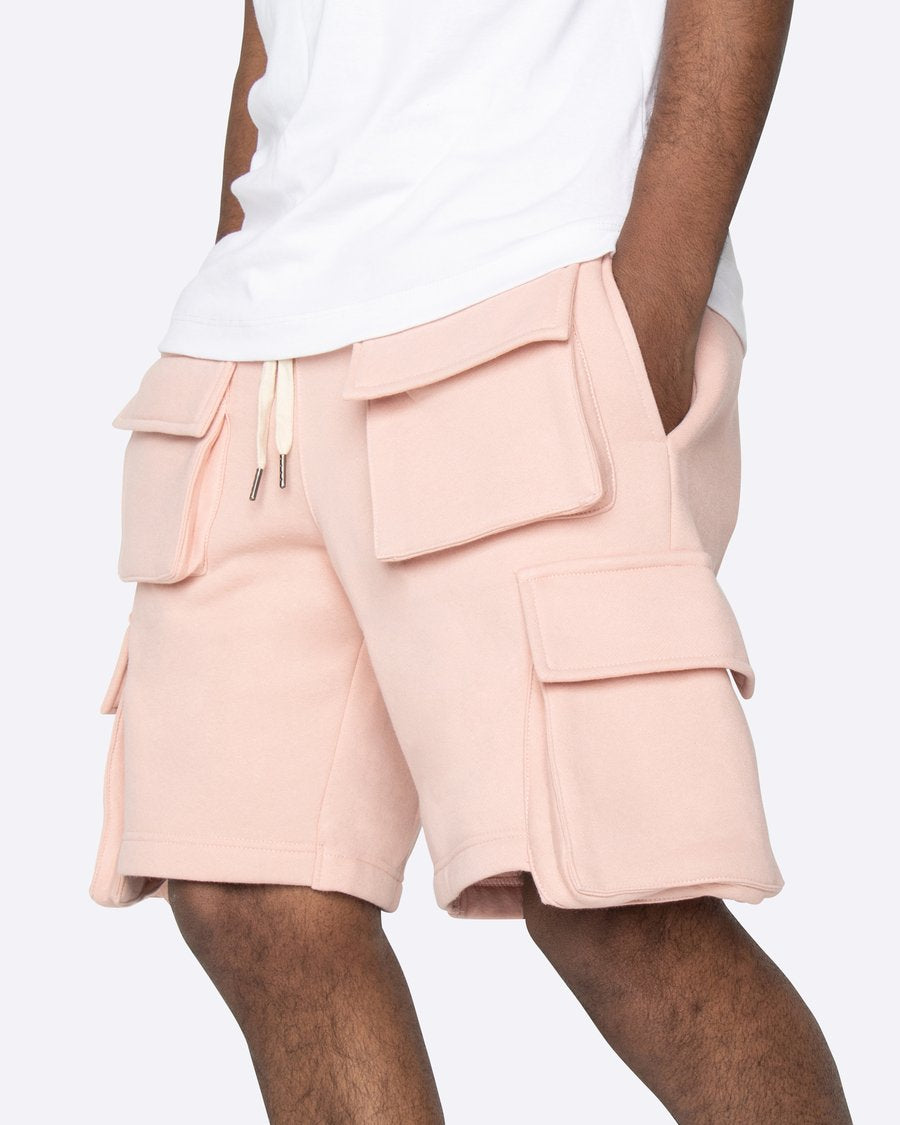 MEN'S CARGO SHORT SWEATS MUAVE - 8586