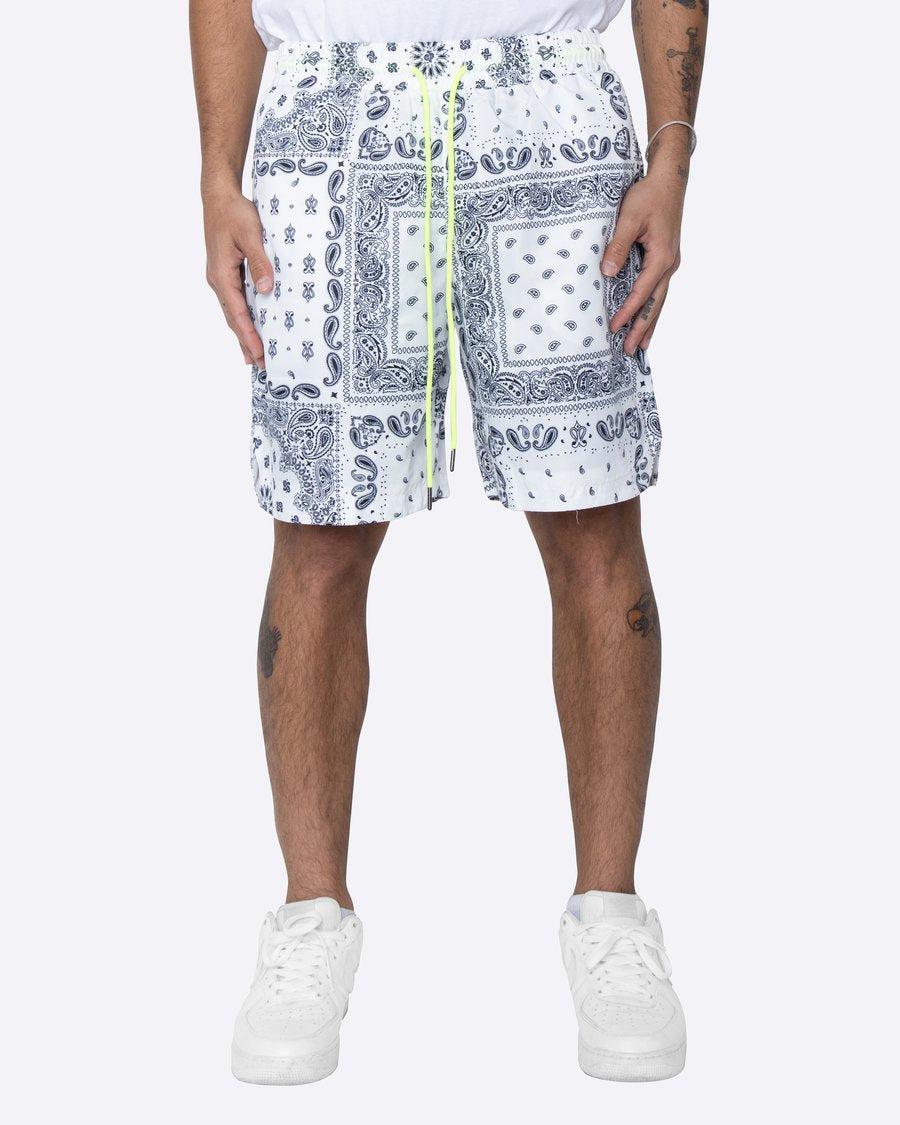 EPTM MEN'S BANDANA PRINT SHORTS - 8586