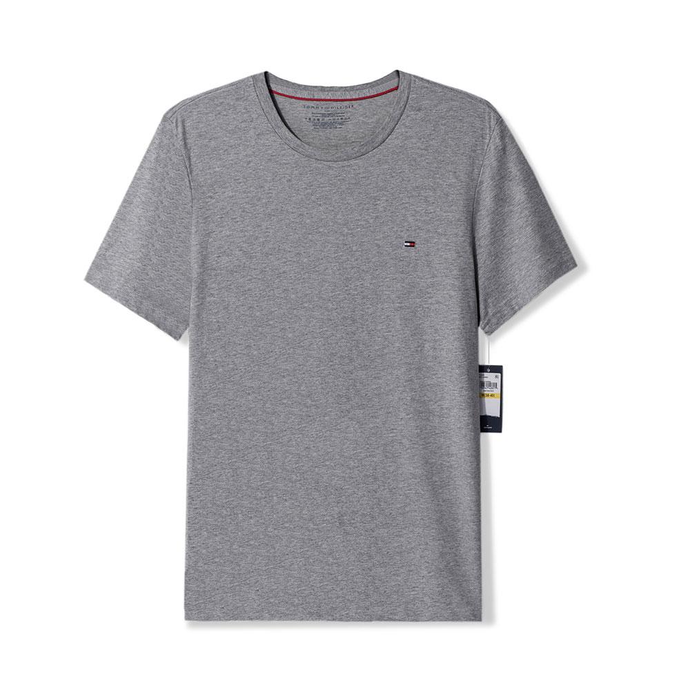 Tommy Hilfiger GRAY CORE FLAG T-SHIRT - 8586