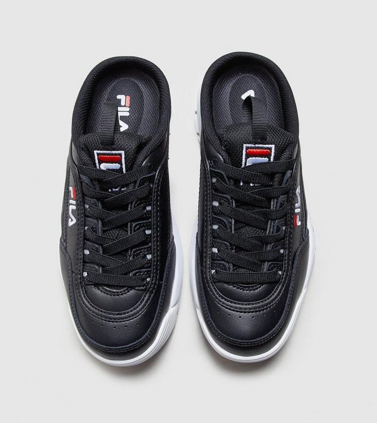FILA WOMENS BLACK MULE SLIP ON SHOES - 8586