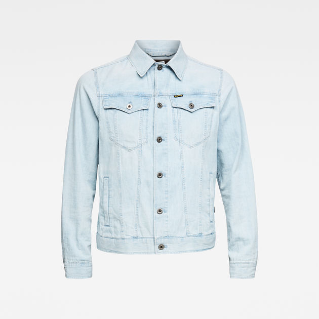 G-STAR: LIGHTWEIGHT DENIM SLIM FIT JACKET
