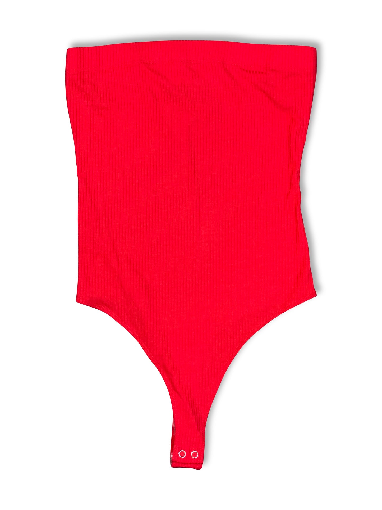 womens red tube thong bodysuit - 8586