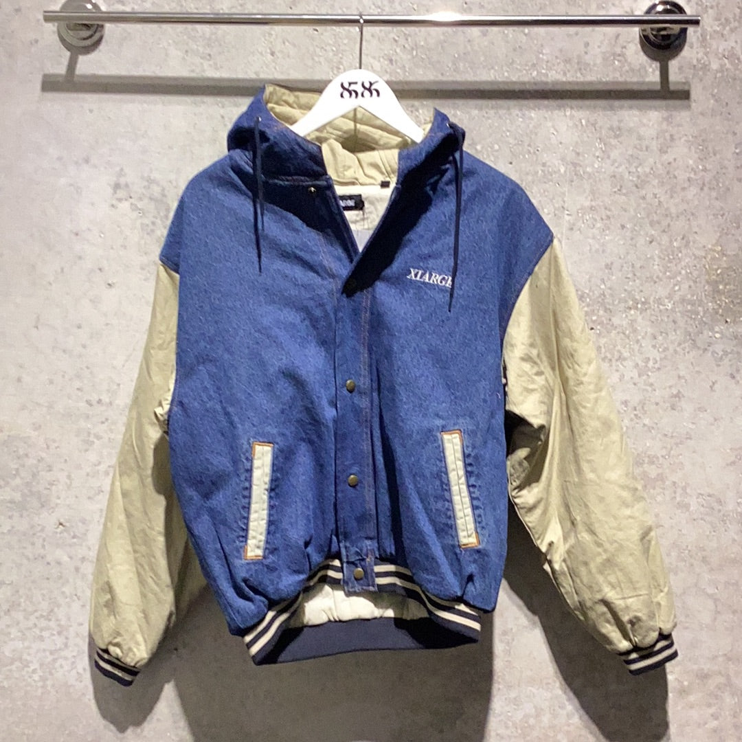 X-Large HD varsity denim jacket