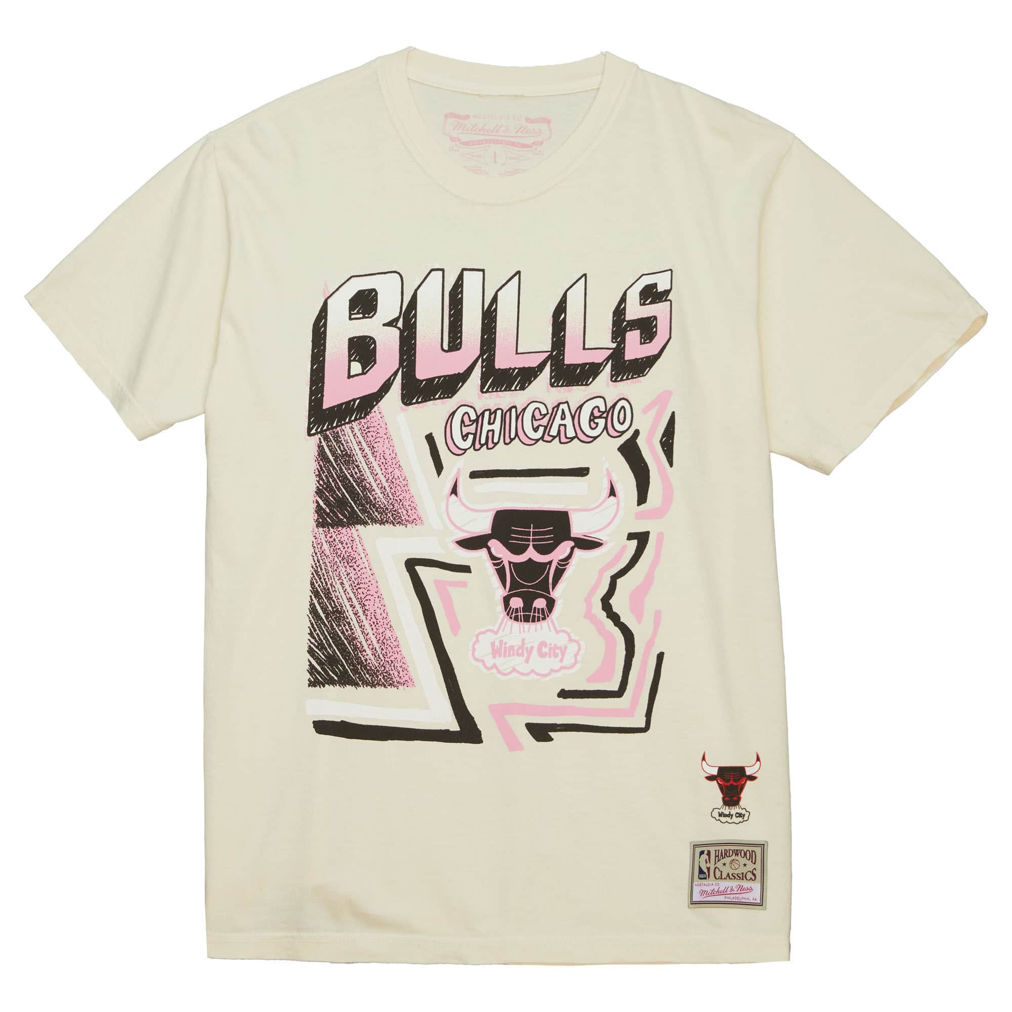 mitchell and ness bulls shirt